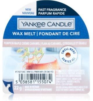 Yankee Candle Pumpkin Maple Crème Caramel 22 G Wosk Do Aromaterapii Signature