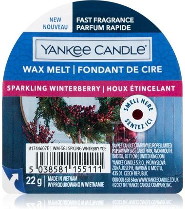 Yankee Candle Sparkling Winterberry 22 G Wosk Do Aromaterapii Signature