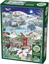 Zdjęcie Cobble Hill Puzzle Wieś Zimową Nocą 1000El. - Sępopol