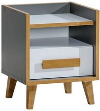 Zdjęcie Fabryka Mebli Dolmar Meble Werso 11 Stolik Szafka Nocna Z Szufladą Półką Na Nóżkach Do Sypialni - Błonie