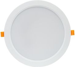 Zdjęcie Spectrumled Lampa Sufitowa Dure 3 Downlight 24W Ww 230V 110St Ip54 Ik06 220X34 Biały Okrągła Zasilacz Zintegrowany(Sli043009Ww_Pw) - Wasilków