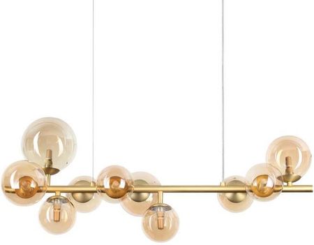Ideal Lux Perlage Sp10 Ambra Lampa Wisząca Bursztynowy (322766)