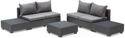 Modułowe Meble Na Taras Sapporo Set Grafit/Szary Bk 013677