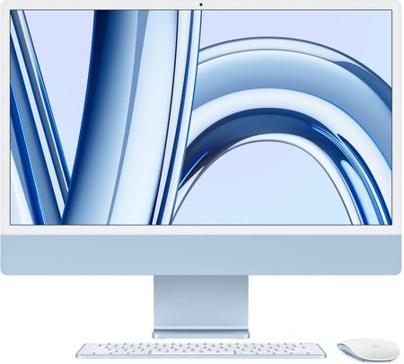 Apple iMac 24" M3 (8-core CPU, 8-core GPU) 24GB RAM 1TB SSD - Niebieski (MQRC3ZE/A/R2/D2)