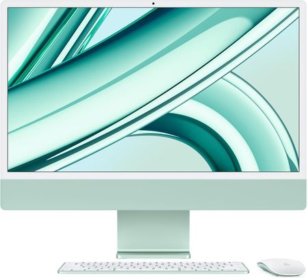 Apple iMac 24" M3 (8-core CPU, 8-core GPU) 24GB RAM 1TB SSD GbE - Zielony (MQRA3ZE/A/R2/D2/GbE)