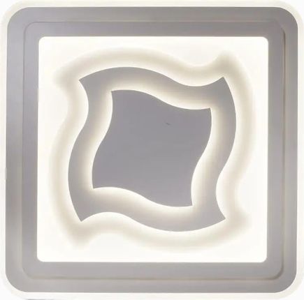 Ven Lampa Sufitowa P-666/8 Kwadratowa Oprawa Dekoracyjna Led 74W Plafon Biały (Venp6668)