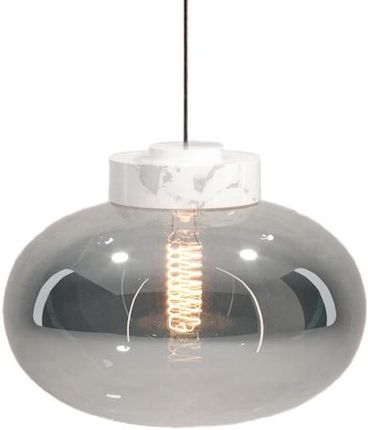 Maxlight Select Lampa Wisząca Szklana Moonstone Przydymiona Biała (P0517)