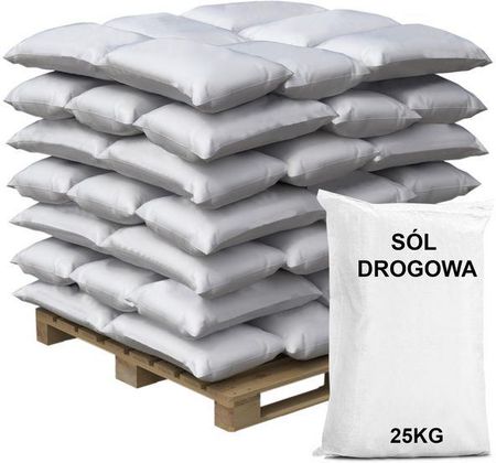 Fht Gawlik Sól Drogowa - Tona Workowana Po 25Kg 1000Kg Soli Drogowej - W Wygodnych Workach
