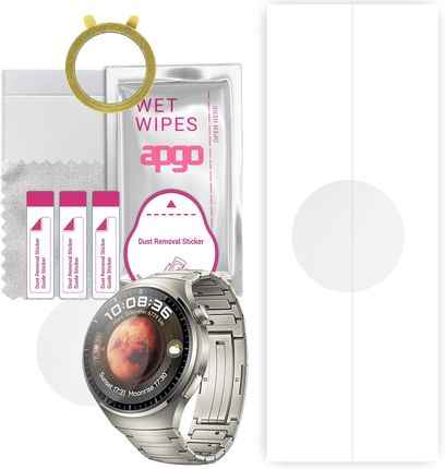1x Folia hydrożelowa do Huawei Watch 4 Pro - apgo Smartwatch Hydrogel Protection Ochrona na ekran smartwatcha