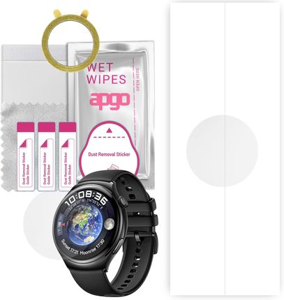 1x Folia hydrożelowa do Huawei Watch 4 - apgo Smartwatch Hydrogel Protection Ochrona na ekran smartwatcha