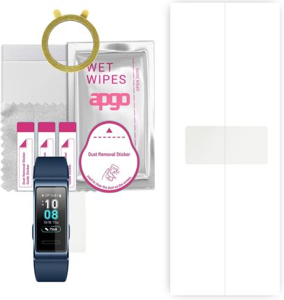 1x Folia hydrożelowa MATOWA do Huawei Band 3 Pro - apgo Smartwatch Hydrogel MATTE Protection Ochrona na ekran smartwatcha