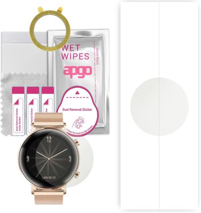 1x Folia hydrożelowa MATOWA do Huawei Watch GT 2 42mm - apgo Smartwatch Hydrogel MATTE Protection Ochrona na ekran smartwatcha
