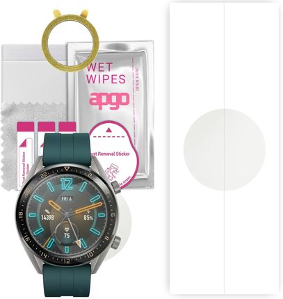 1x Folia hydrożelowa MATOWA do Huawei Watch GT Active - apgo Smartwatch Hydrogel MATTE Protection Ochrona na ekran smartwatcha