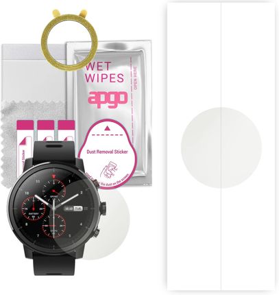 1x Folia hydrożelowa MATOWA do Amazfit Stratos - apgo Smartwatch Hydrogel MATTE Protection Ochrona na ekran smartwatcha