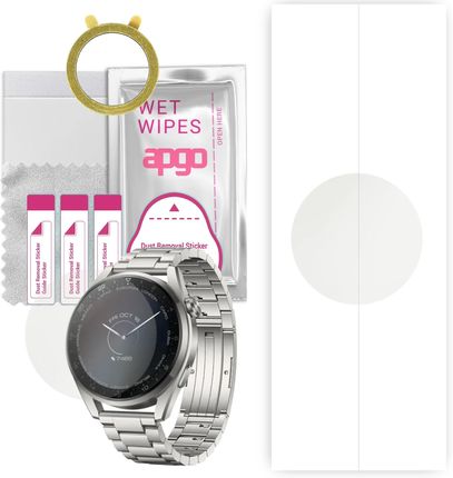 1x Folia hydrożelowa MATOWA do Huawei Watch 3 Pro Elite - apgo Smartwatch Hydrogel MATTE Protection Ochrona na ekran smartwatcha