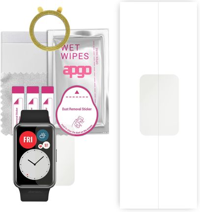 1x Folia hydrożelowa MATOWA do Huawei Fit - apgo Smartwatch Hydrogel MATTE Protection Ochrona na ekran smartwatcha