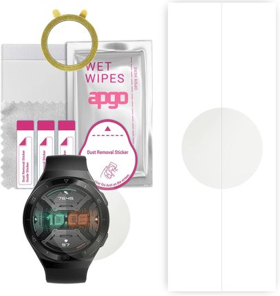 1x Folia hydrożelowa MATOWA do Huawei Watch GT 2e - apgo Smartwatch Hydrogel MATTE Protection Ochrona na ekran smartwatcha