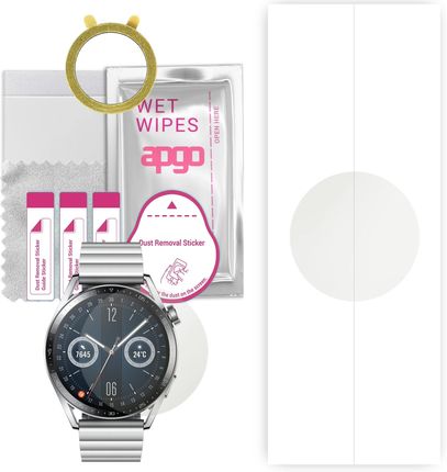 1x Folia hydrożelowa MATOWA do Huawei Watch 3 Elite - apgo Smartwatch Hydrogel MATTE Protection Ochrona na ekran smartwatcha