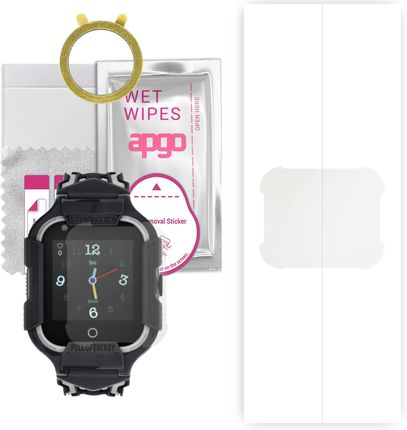 1x Folia hydrożelowa MATOWA do Garett Kids Neon 4G - apgo Smartwatch Hydrogel MATTE Protection Ochrona na ekran smartwatcha