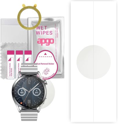 1x Folia hydrożelowa MATOWA do Huawei Watch GT 3 46mm Elite - apgo Smartwatch Hydrogel MATTE Protection Ochrona na ekran smartwatcha