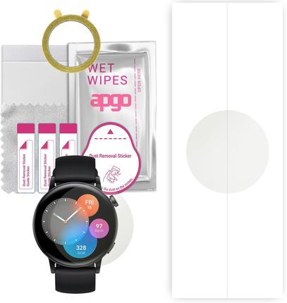 1x Folia hydrożelowa MATOWA do Huawei Watch GT 3 42mm Active - apgo Smartwatch Hydrogel MATTE Protection Ochrona na ekran smartwatcha
