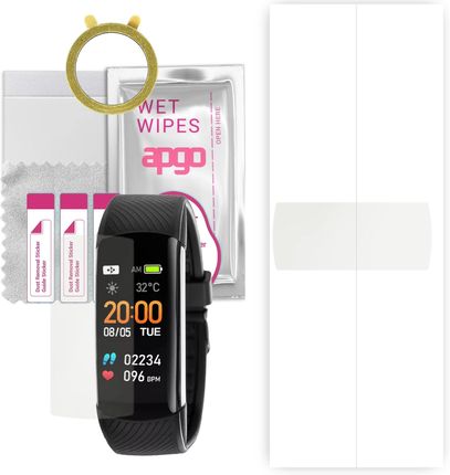 1x Folia hydrożelowa MATOWA do Rubicon R59 - apgo Smartwatch Hydrogel MATTE Protection Ochrona na ekran smartwatcha
