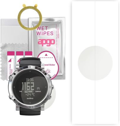1x Folia hydrożelowa MATOWA do Suunto Core - apgo Smartwatch Hydrogel MATTE Protection Ochrona na ekran smartwatcha