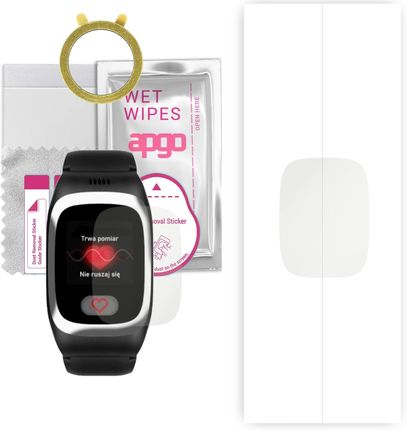1x Folia hydrożelowa MATOWA do Locon Life Plus - apgo Smartwatch Hydrogel MATTE Protection Ochrona na ekran smartwatcha