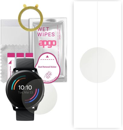 1x Folia hydrożelowa MATOWA do OnePlus Watch 46mm - apgo Smartwatch Hydrogel MATTE Protection Ochrona na ekran smartwatcha