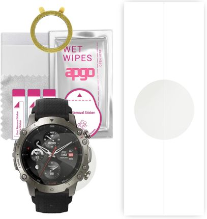 1x Folia hydrożelowa MATOWA do Amazfit Falcon - apgo Smartwatch Hydrogel MATTE Protection Ochrona na ekran smartwatcha