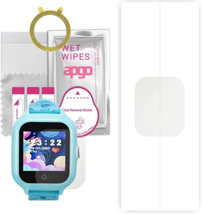 1x Folia hydrożelowa MATOWA do Garett Kids Space 4G - apgo Smartwatch Hydrogel MATTE Protection Ochrona na ekran smartwatcha