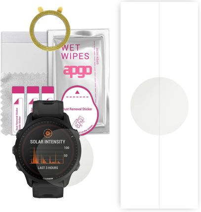 1x Folia hydrożelowa MATOWA do Garmin Forerunner 955 Solar - apgo Smartwatch Hydrogel MATTE Protection Ochrona na ekran smartwatcha