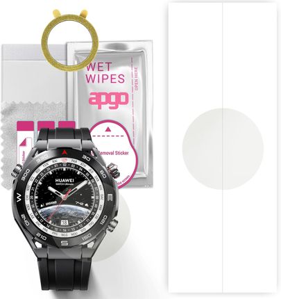 1x Folia hydrożelowa MATOWA do Huawei Watch Ultimate - apgo Smartwatch Hydrogel MATTE Protection Ochrona na ekran smartwatcha