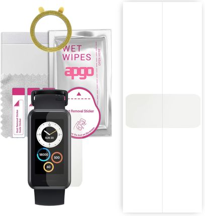 1x Folia hydrożelowa MATOWA do Realme Band 2 - apgo Smartwatch Hydrogel MATTE Protection Ochrona na ekran smartwatcha