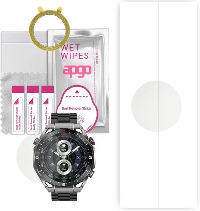 1x Folia hydrożelowa MATOWA do Maxcom Ecowatch1 - apgo Smartwatch Hydrogel MATTE Protection Ochrona na ekran smartwatcha