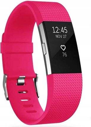 Pasek Silikonowy Fitbit Charge 2 Kolor Różowy