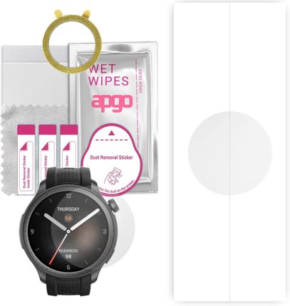 1x Folia hydrożelowa do Amazfit Balance - apgo Smartwatch Hydrogel Protection Ochrona na ekran smartwatcha
