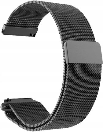 Pasek Bransoleta Magnetyczna Do Smartwatch 20 Mm Czarny