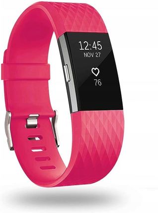Fitbit Charge 2 Pasek Silikonowy Różowy S