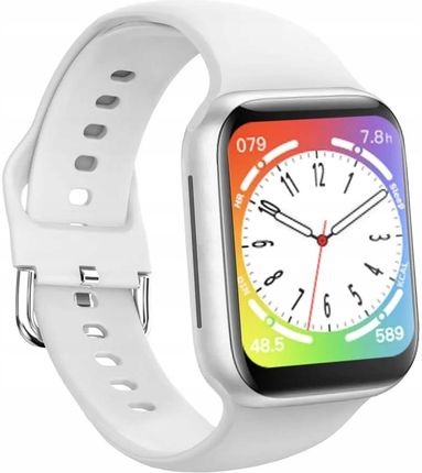 Smartwatch S8 Biały Połączenia Bluetooth Monitor Zdrowia Tryb Sportowy
