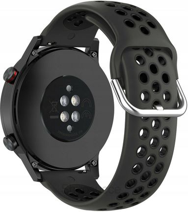 Pasek Silikon Duo Do Huawei Watch Gt3 Pro Czarny