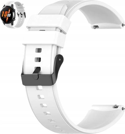 Biały Silikonowy Pasek Opaska Bransoleta 22Mm Do Zegarków Huawei Watch 46Mm