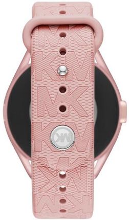 Pasek Do Zegarka Michael Kors Mkt5116 Różowy Silikonowy 20 Mm