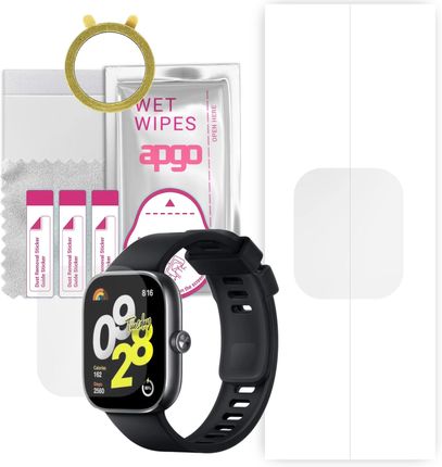 1x Folia hydrożelowa ochronna do Xiaomi Redmi Watch 4 - apgo Smartwatch Hydrogel Protection Ochrona na ekran smartwatcha