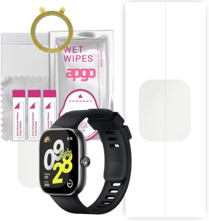 1x Folia hydrożelowa MATOWA do Xiaomi Redmi Watch 4 - apgo Smartwatch Hydrogel MATTE Protection Ochrona na ekran smartwatcha