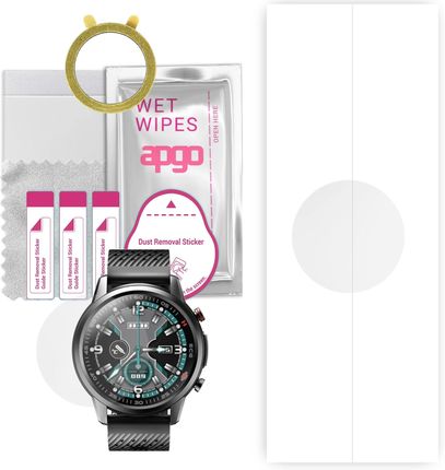 1x Folia hydrożelowa ochronna do Watchmark Kardiowatch WF800 - apgo Smartwatch Hydrogel Protection Ochrona na ekran smartwatcha