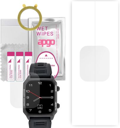 1x Folia hydrożelowa ochronna do Watchmark Kardiowatch Focus - apgo Smartwatch Hydrogel Protection Ochrona na ekran smartwatcha