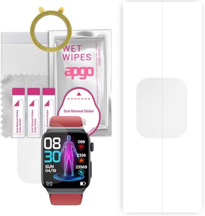 1x Folia hydrożelowa ochronna do Watchmark Kardiowatch Cardio One - apgo Smartwatch Hydrogel Protection Ochrona na ekran smartwatcha