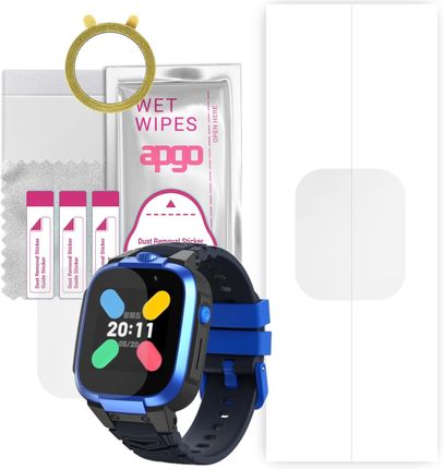 1x Folia hydrożelowa ochronna do Mibro Kids Watch Phone Z3 - apgo Smartwatch Hydrogel Protection Ochrona na ekran smartwatcha