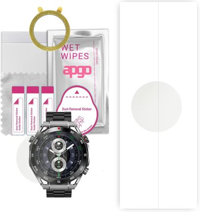 1x Folia hydrożelowa MATOWA do Rubicon RNCF22 - apgo Smartwatch Hydrogel MATTE Protection Ochrona na ekran smartwatcha